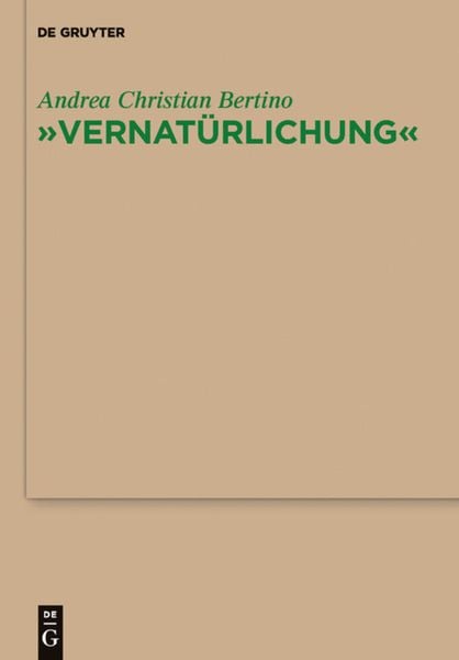 Produktbild: "Vernat&uuml;rlichung"