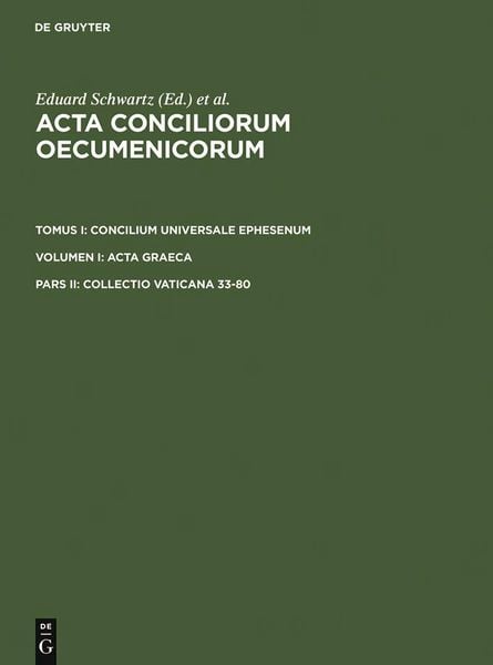 Produktbild: Collectio Vaticana 33-80