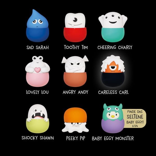 Produktbild: Eggys Mystery Lights Serie 2 Monster Akku Nachtlicht Blindbox mit Anh&auml;nger