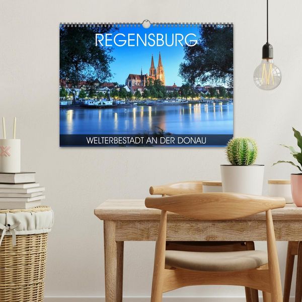Produktbild: Regensburg - Welterbestadt an der Donau (Wandkalender 2026 DIN A3 quer), CALVENDO Monatskalender