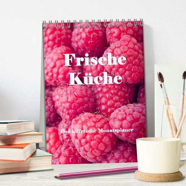 Produktbild: Frische K&uuml;che - Der hilfreiche Monatsplaner / Planer (Tischkalender 2026 DIN A5 hoch), CALVENDO Monatskalender