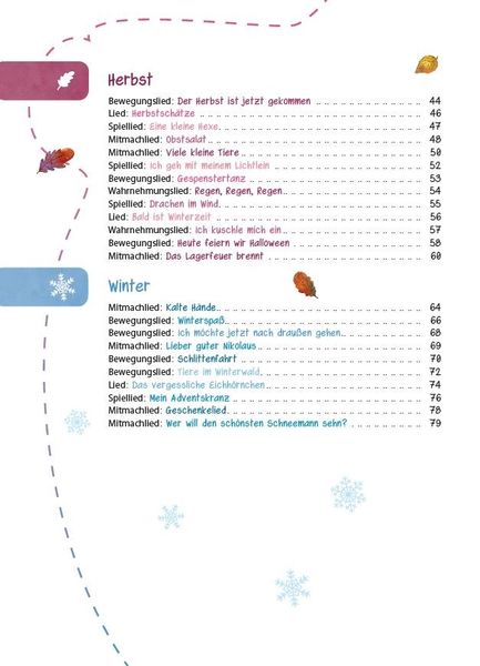 Produktbild: Das Kita-Jahreszeitenbuch: Mitmachlieder