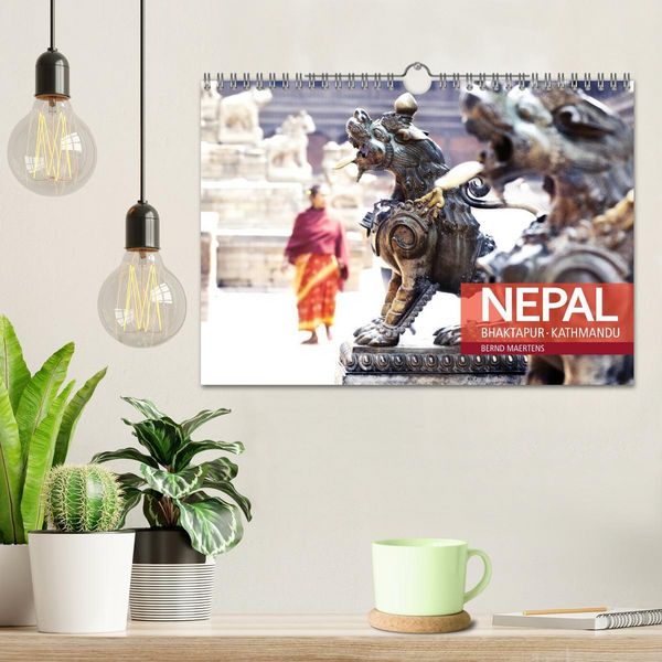 Produktbild: NEPAL Bhaktapur Kathmandu (Wandkalender 2026 DIN A4 quer), CALVENDO Monatskalender
