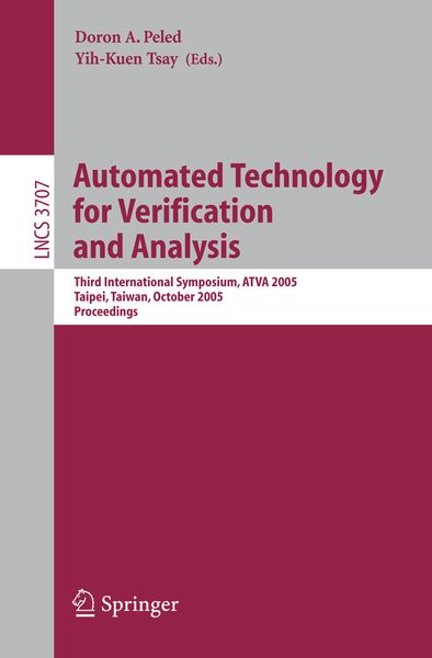 Produktbild: Automated Technology for Verification and Analysis