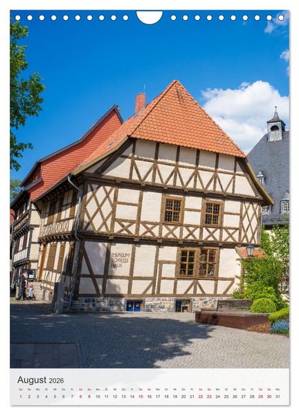 Produktbild: Wernigerode - Mittelalterliches Flair am Rande des Harzes (Wandkalender 2026 DIN A4 hoch), CALVENDO Monatskalender