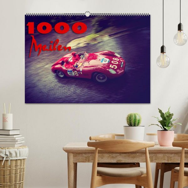Produktbild: 1000 Meilen (Wandkalender 2026 DIN A2 quer), CALVENDO Monatskalender