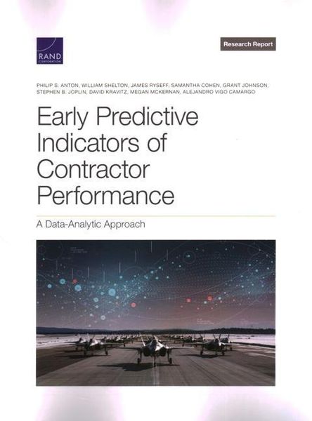 Produktbild: Early Predictive Indicators of Contractor Performance