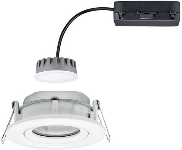 Produktbild: Paulmann Nova Plus Bad-Einbauleuchte LED LED 6W IP65 Wei&szlig; (matt)