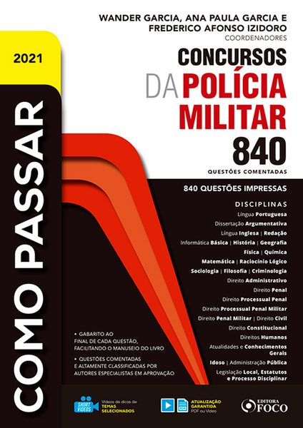 Produktbild: Como passar em concursos da Pol&iacute;cia Militar