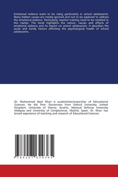Produktbild: Emotional Violence and its Impact on School Adolescents