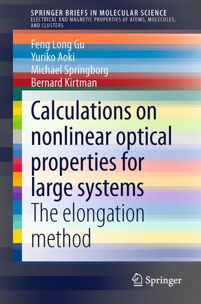 Produktbild: Calculations on nonlinear optical properties for large systems