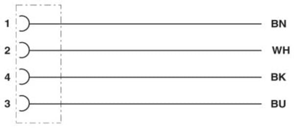 Phoenix Contact 1415551 Sensor-/Aktor-Anschlussleitung 3.00m Polzahl Sensoren: 4 1St.
