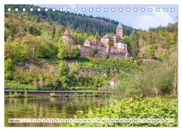 Produktbild: Romantisches Neckartal (Tischkalender 2026 DIN A5 quer), CALVENDO Monatskalender