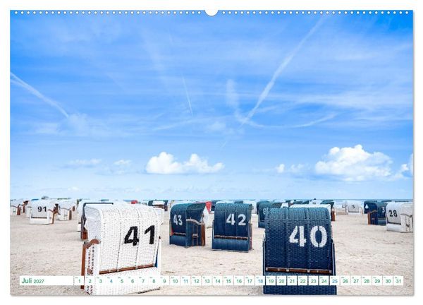 Produktbild: Schillig und Horumersiel - Im Wangerland unterwegs (Wandkalender 2027 DIN A2 quer), CALVENDO Monatskalender