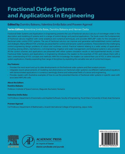 Produktbild: Fractional Order Systems and Applications in Engineering