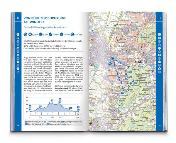 Produktbild: KOMPASS Wanderführer Schwarzwald Mitte-Nord, 50 Touren mit Extra-Tourenkarte