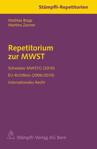 Produktbild: Repetitorium zur MWST