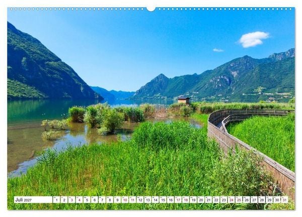 Produktbild: Der Idrosee in der Lombardei (hochwertiger Premium Wandkalender 2027 DIN A2 quer), Kunstdruck in Hochglanz