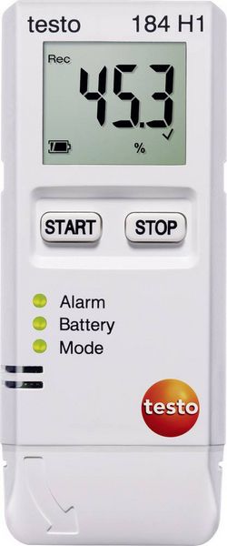 Produktbild: testo 0572 1845 184 H1 Multi-Datenlogger Messgr&ouml;&szlig;e Temperatur, Luftfeuchtigkeit -20 bis +70 &deg;C 0 bis 100 % rF