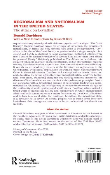 Produktbild: Regionalism and Nationalism in the United States