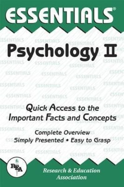 Psychology II Essentials, Taschenbuch von Linda Leal, Research & Education Association, 9780878919314