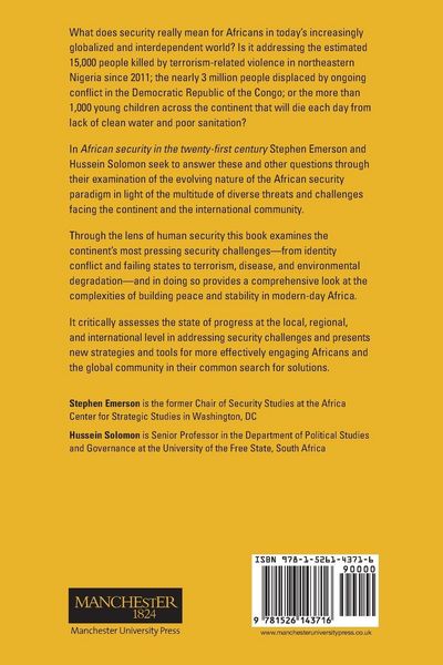 Produktbild: African security in the twenty-first century