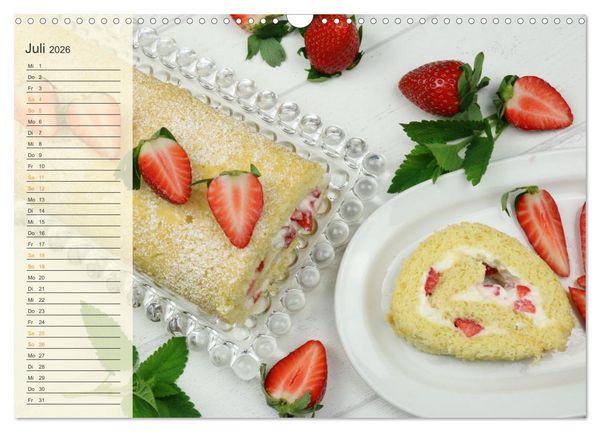 Produktbild: Kuchen, Keks und Co: Frau Bennos Leckereien f&uuml;r das ganze Jahr (Wandkalender 2026 DIN A3 quer), CALVENDO Monatskalender