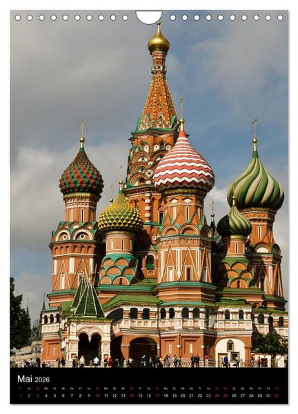 Produktbild: Moskau - Moscow - Ein Stadtportr&auml;t (Wandkalender 2026 DIN A4 hoch), CALVENDO Monatskalender