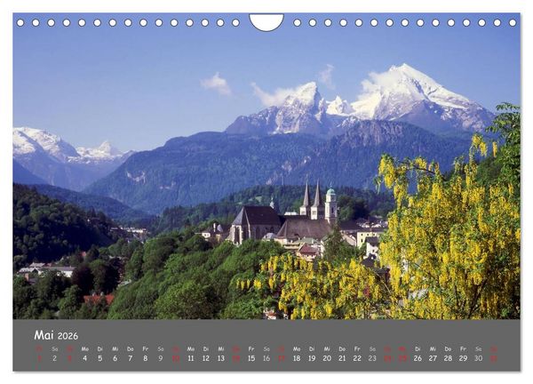 Produktbild: Zauberhaftes Berchtesgadener Land (Wandkalender 2026 DIN A4 quer), CALVENDO Monatskalender