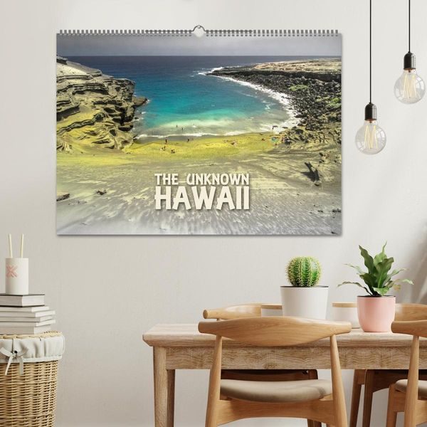 Produktbild: The Unknown HAWAII (Wandkalender 2026 DIN A2 quer), CALVENDO Monatskalender