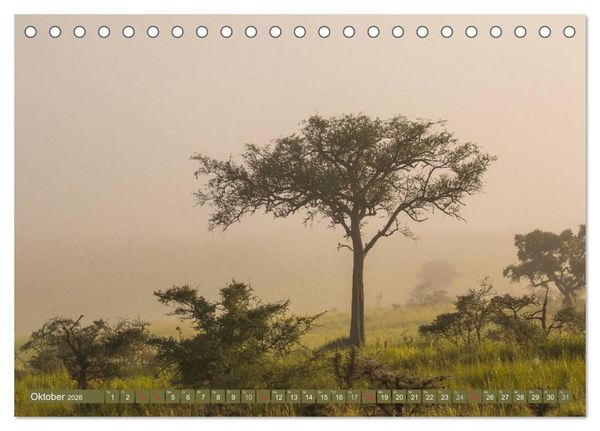 Produktbild: Geheimtipp Uganda (Tischkalender 2026 DIN A5 quer), CALVENDO Monatskalender