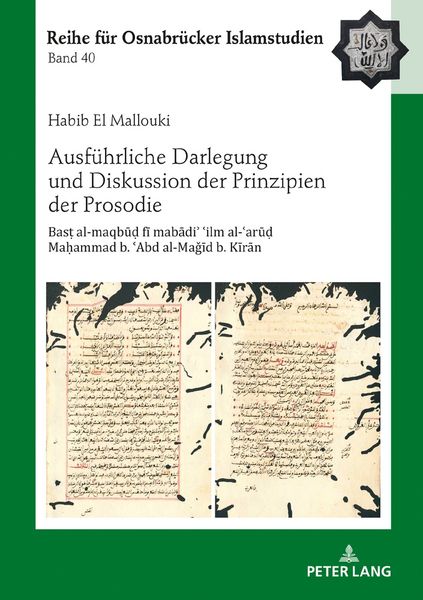 Produktbild: Ausf&uuml;hrliche Darlegung und Diskussion der Prinzipien der Prosodie