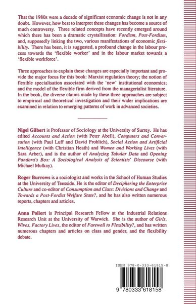 Produktbild: Fordism and Flexibility