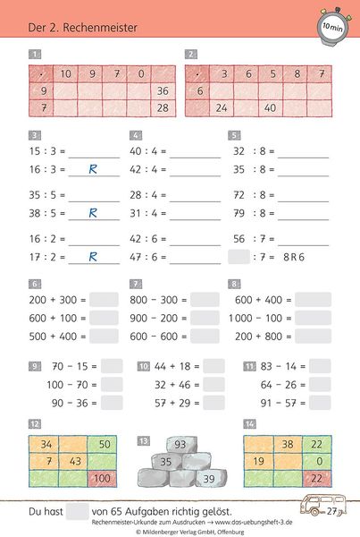 Produktbild: Das &Uuml;bungsheft Mathematik 3 - &Uuml;berarbeitete Neuauflage