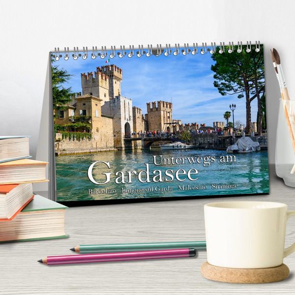 Produktbild: Unterwegs am Gardasee (Tischkalender 2026 DIN A5 quer), CALVENDO Monatskalender