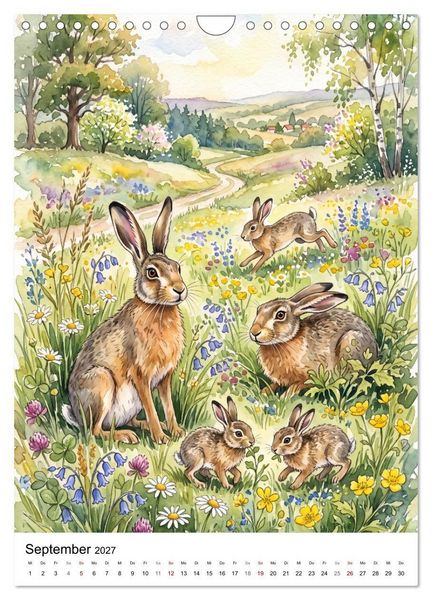 Produktbild: Begegnungen im Wald (Wandkalender 2027 DIN A4 hoch), CALVENDO Monatskalender