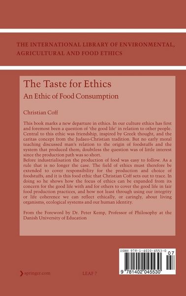 Produktbild: The Taste for Ethics