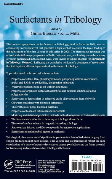 Produktbild: Surfactants in Tribology, Volume 2