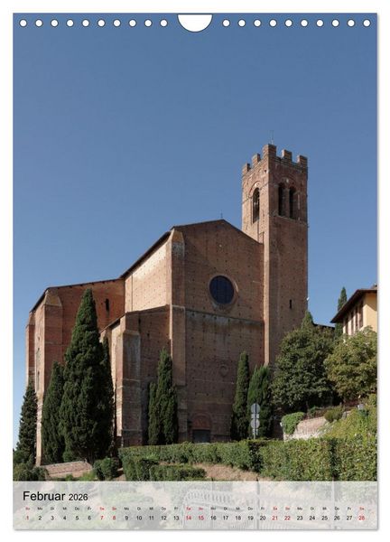 Produktbild: Siena - Die Toskana in Hochform (Wandkalender 2026 DIN A4 hoch), CALVENDO Monatskalender