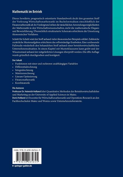 Produktbild: Mathematik im Betrieb