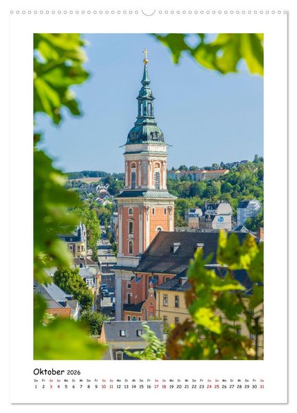 Produktbild: Elsterperle Greiz (Wandkalender 2026 DIN A2 hoch), CALVENDO Monatskalender