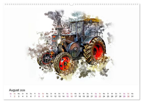 Produktbild: Traktoren Oldtimer Legenden (Wandkalender 2026 DIN A2 quer), CALVENDO Monatskalender