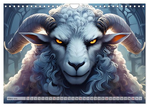 Produktbild: Bitters&uuml;&szlig;e Miesepeter (Wandkalender 2026 DIN A4 quer), CALVENDO Monatskalender