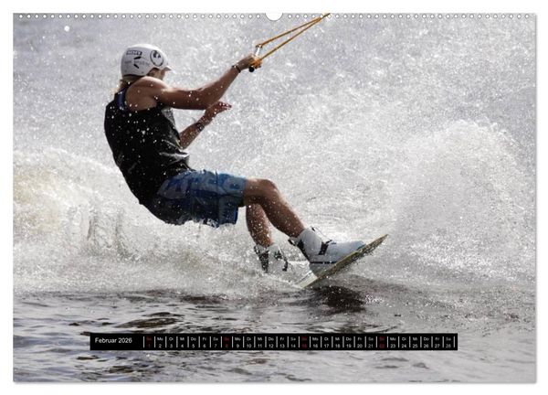 Produktbild: Wakeboarding (hochwertiger Premium Wandkalender 2026 DIN A2 quer), Kunstdruck in Hochglanz