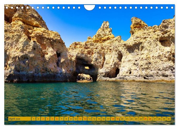 Produktbild: Algarve pur (Wandkalender 2026 DIN A4 quer), CALVENDO Monatskalender
