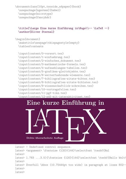 Produktbild: Eine kurze Einf&uuml;hrung in LaTeX