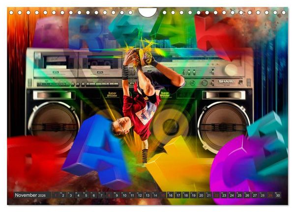 Produktbild: Break Dance (Wandkalender 2026 DIN A4 quer), CALVENDO Monatskalender