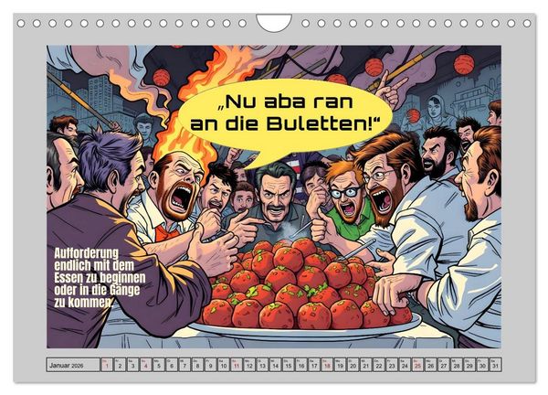 Produktbild: Liebenswerte Berliner Mundart (Wandkalender 2026 DIN A4 quer), CALVENDO Monatskalender
