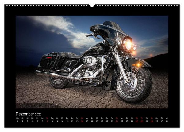Produktbild: Motorrad-Tr&auml;ume &ndash; Chopper und Custombikes (Wandkalender 2025 DIN A2 quer), CALVENDO Monatskalender