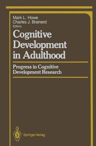 Produktbild: Cognitive Development in Adulthood